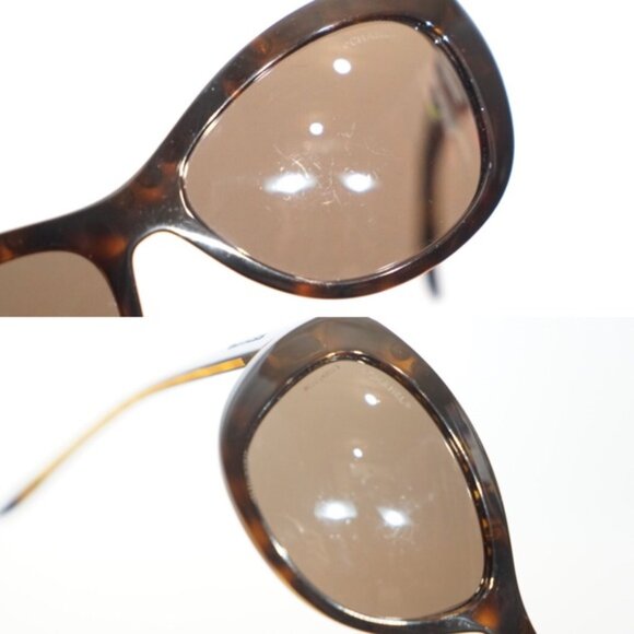 Authentic CHANEL Sunglasses Oyster pearl tortoise Made in Italy with case. - Picture 6 of 6